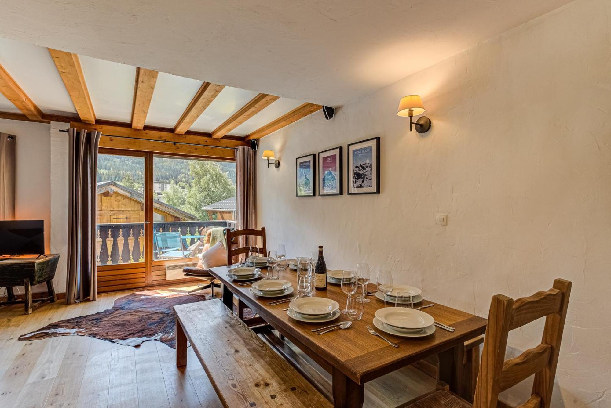 Apartment Chamouny - Alpes Travel - Chamonix - Sleeps 8 ภายนอก รูปภาพ